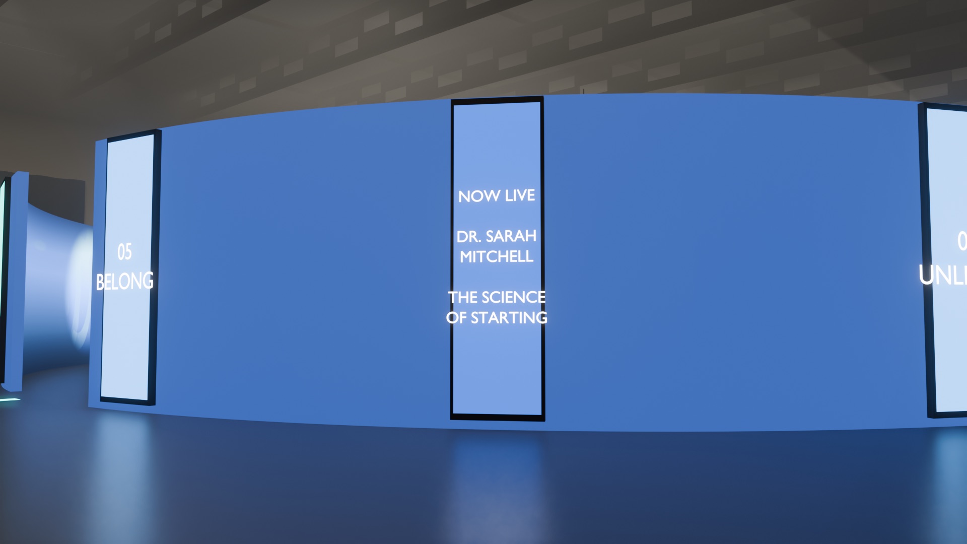 NOW LIVE speaker strip